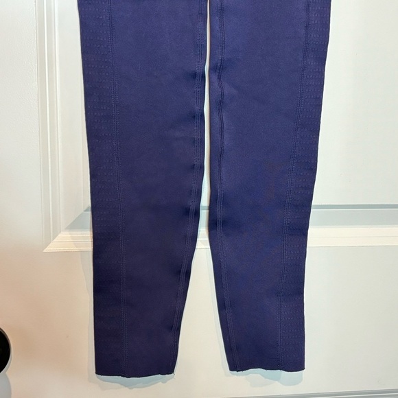 Fabletics ScultKnit High Rise Legging Sports Bra Set Blue Orange XS/S - Picture 7 of 10